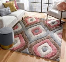 Handmade Modern Geometric Living Rug